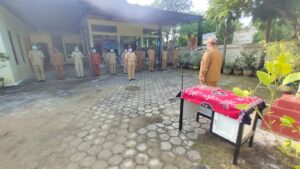 Apel Pagi Perangkat Desa Toronan yang di Hadiri FORMKOPIMKA, Senin, 14 Maret 2022