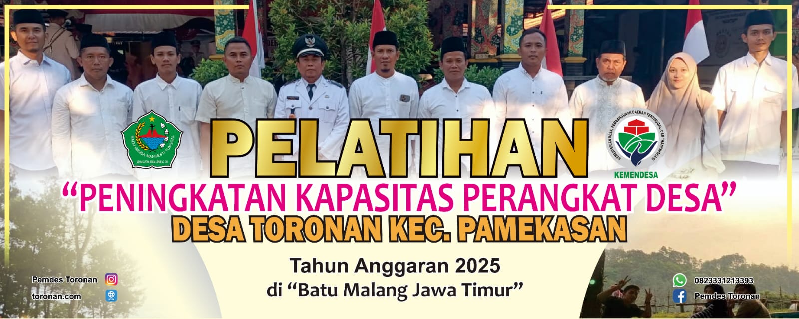 PELATIHAN PENINGKATAN KAPASITAS PERANGKAT DESA TAHUN ANGGARAN 2025